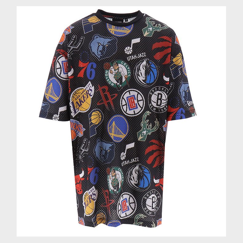 New Era T-Shirt - NBA Logoer - Sort