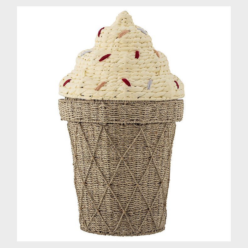 Bloomingville Kurv m. L�g - Cillie - 40x72 cm - Natur