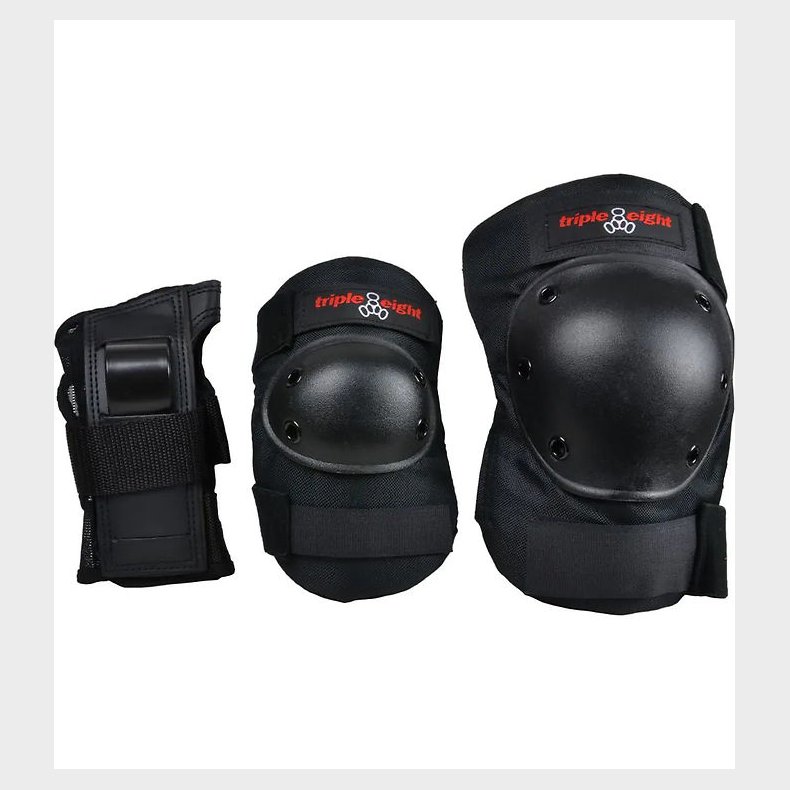 Triple Eight Beskyttelsesst - 3-pak - Sort