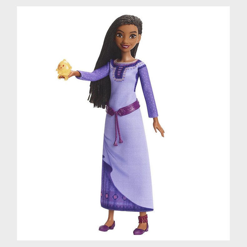 Disney Wish Dukke - 29 cm - Singing Asha m. Lyd/Musik