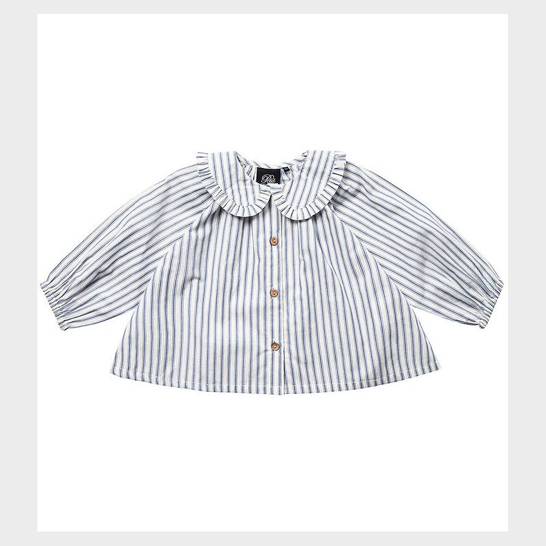 Sofie Schnoor Skjorte - Hvid/Navystribet