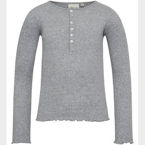 Sofie Schnoor Bluse - Rib - Grey Melange
