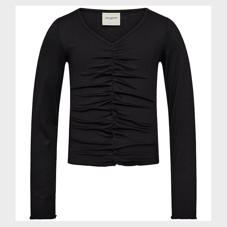 Sofie Schnoor Bluse - Rib - Sort