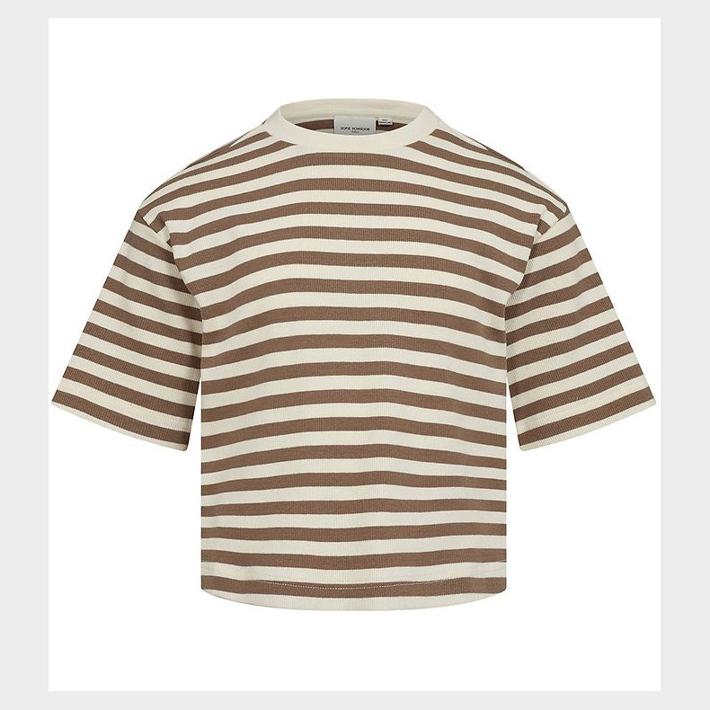 Sofie Schnoor T-shirt - Rib - Middle Brown