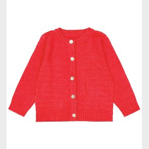 The New Siblings Cardigan - Strik - TnsKeve - Geranium m. Glimme