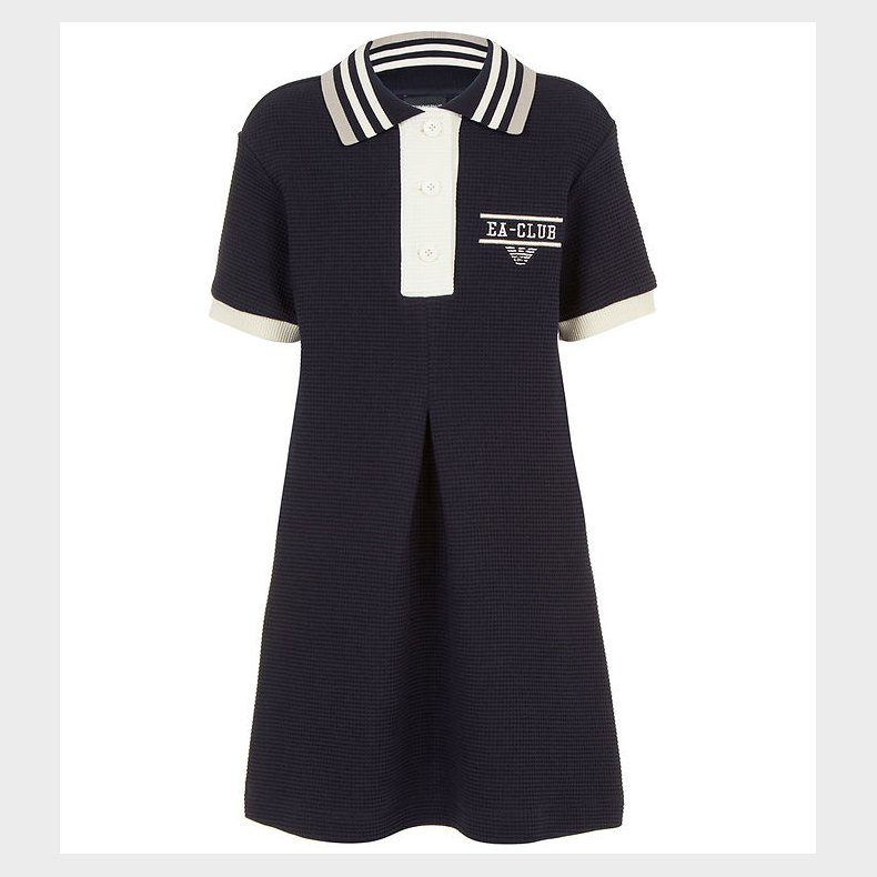 Emporio Armani Kjole - Navy m. Hvid