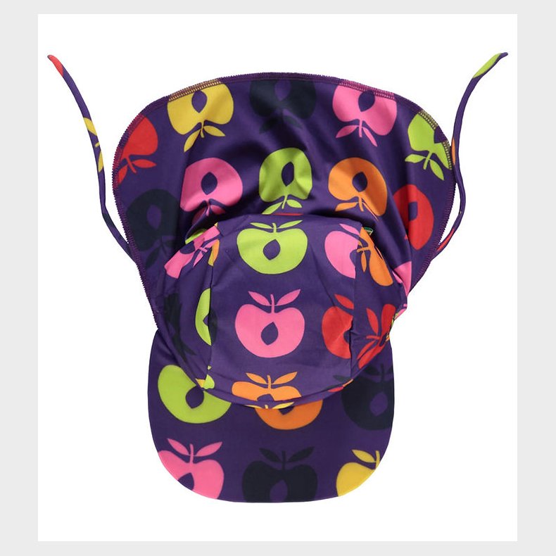 Smfolk Badehat - UV50+ - Purple Heart m. Retro bler