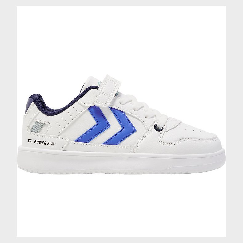 Hummel Sko - ST- Power Play JR - Hvid/Black Iris