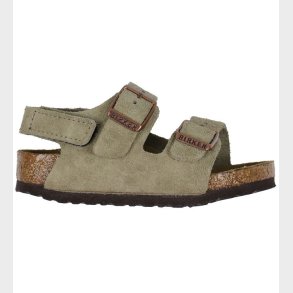 Birkenstock Sandaler - Milano HL Suede - Taupe