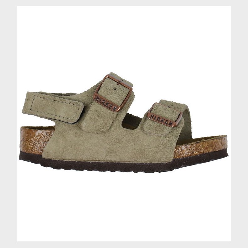 Birkenstock Sandaler - Milano HL Suede - Taupe