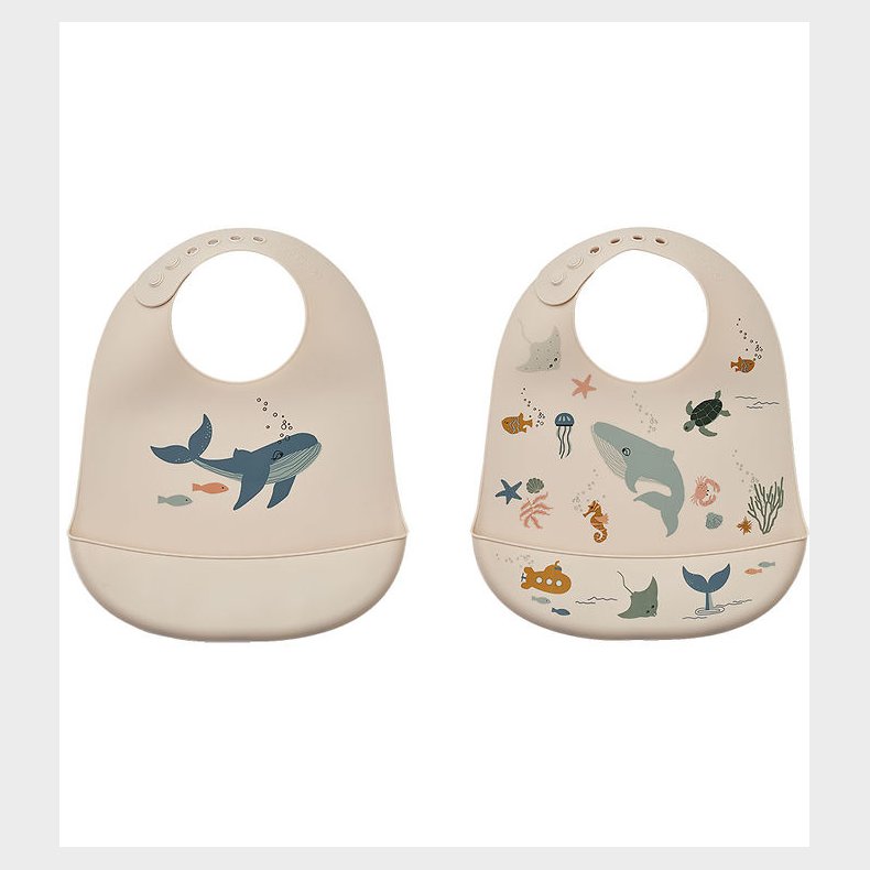 Liewood Hagesmkke - Silikone - 2-pak - Tilda - Sea Creature/San