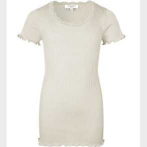 Rosemunde T-shirt - Silke/Bomuld - Noos - New White