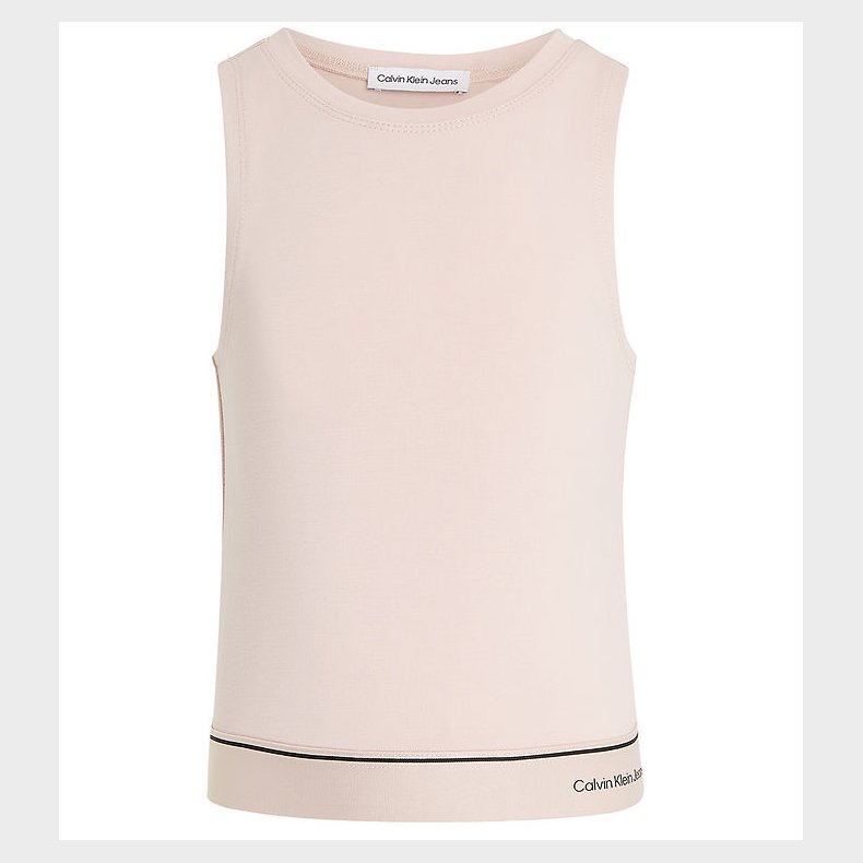 Calvin Klein Top - Tape Sleeveless Punto - Sepia Rose