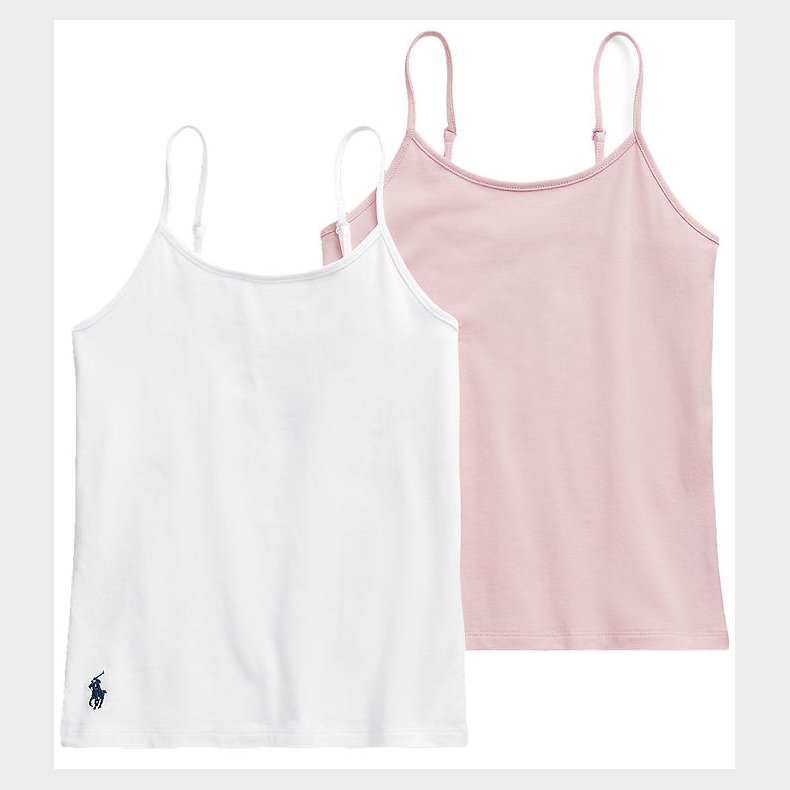 Polo Ralph Lauren Undertr�jer - 2 pak - Carmel Pink/Hvid