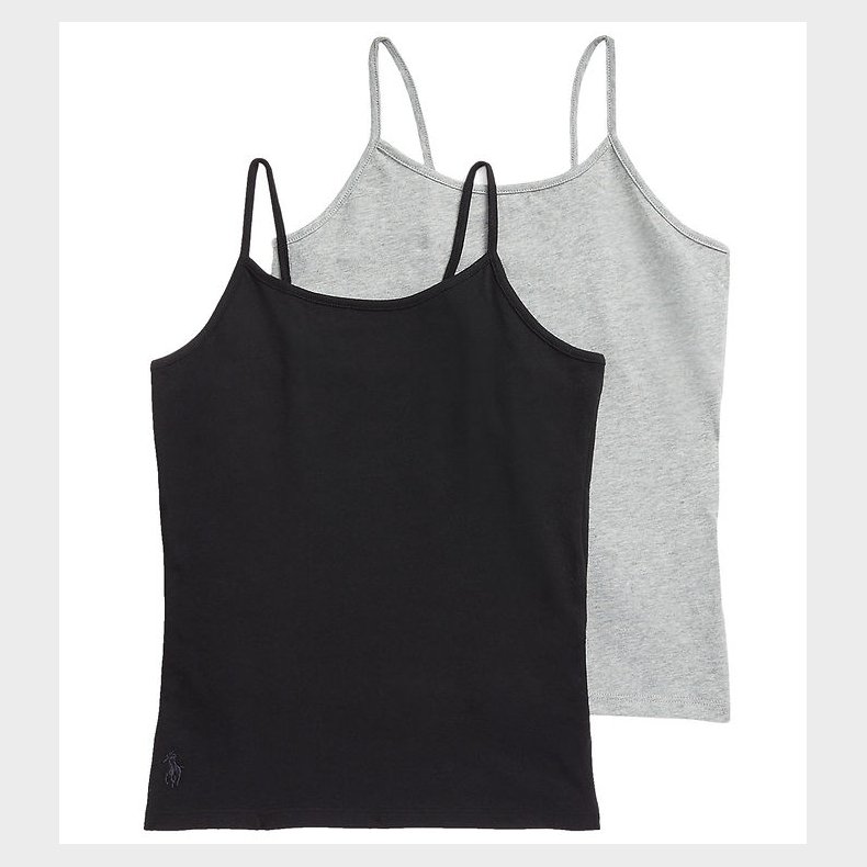 Polo Ralph Lauren Undertr�jer - 2 pak - Sort/Gr�meleret