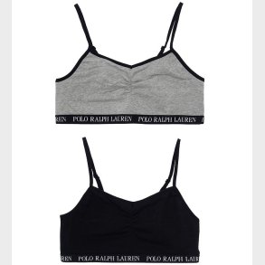 Polo Ralph Lauren Toppe - 2 pak - Sort/Gr�meleret