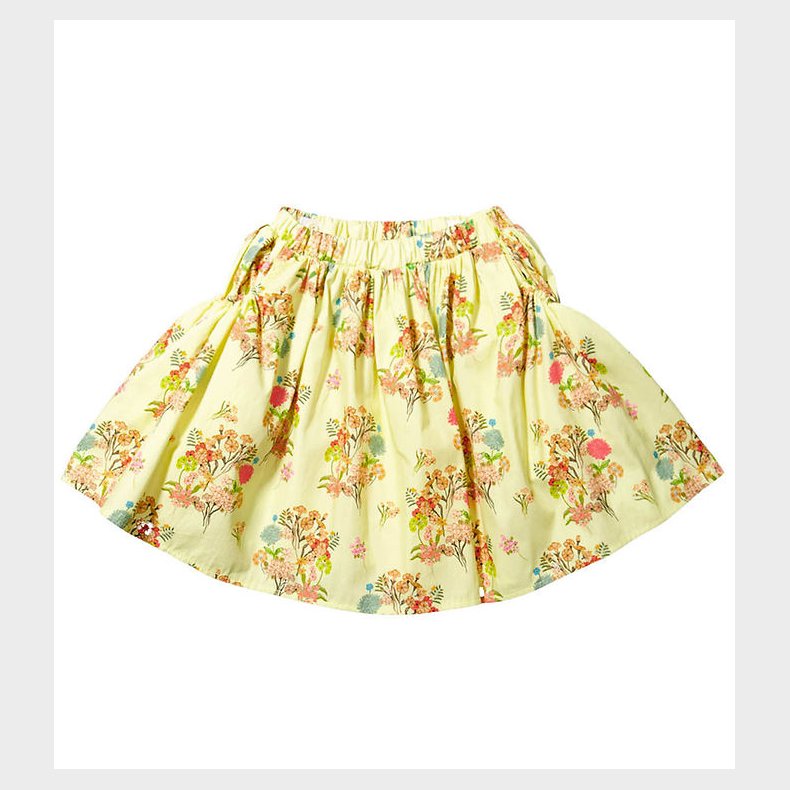 Christina Rohde Nederdel - Gul m. Blomster