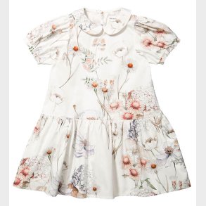Christina Rohde Kjole - Hvid m. Blomster