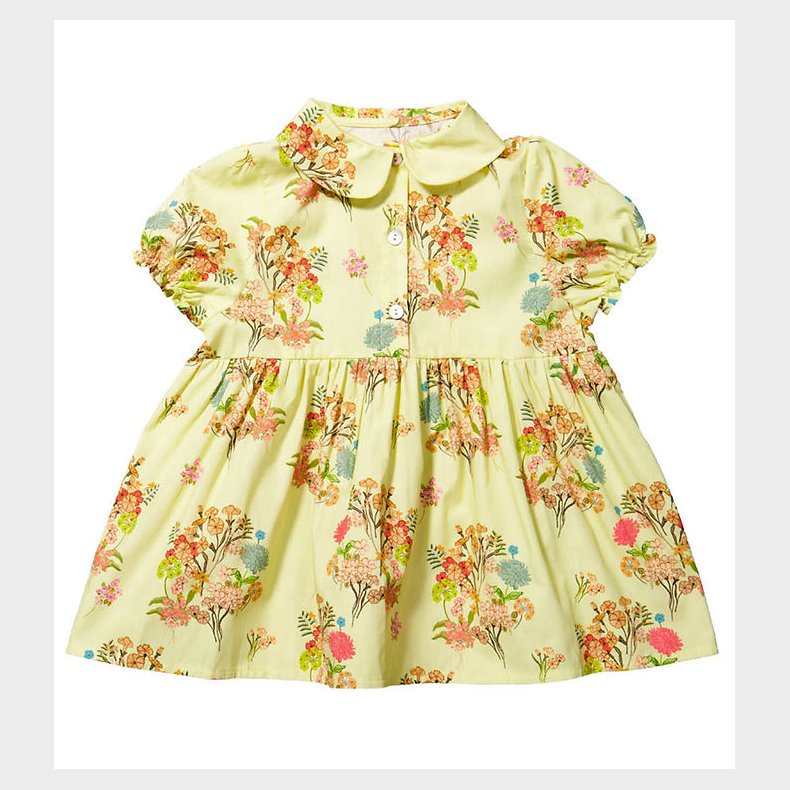 Christina Rohde Kjole - Gul m. Blomster