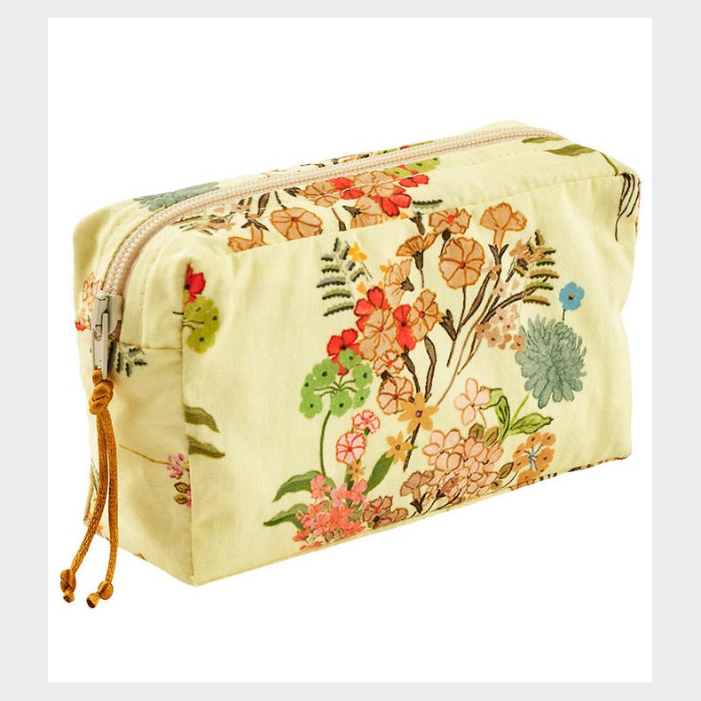 Christina Rohde Taske - Lille - Gul m. Blomster