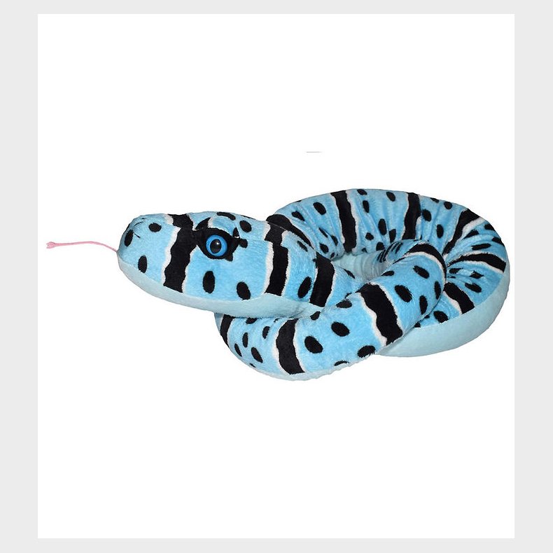 Wild Republic Bamse - 137 cm - Blue Rock Rattle Slange