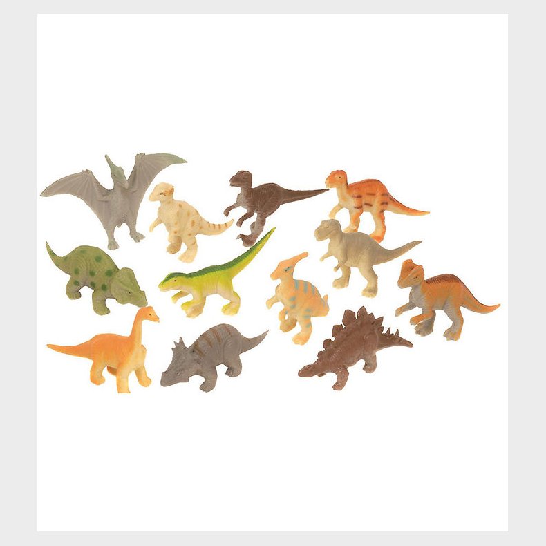 Wild Republic Figurer - Nature Tube - 18 stk. - Dinosaurer