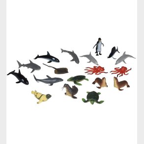 Wild Republic Figurer - Nature Tube - 18 stk. - Akvatiske Dyr