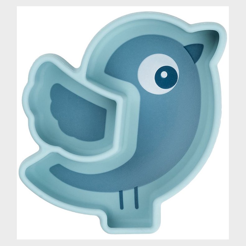 Done by Deer Snacktallerken - Stick & Stay - Birdee - Bl