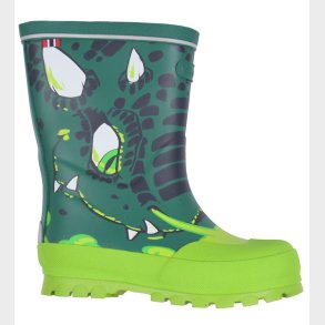 Viking Gummistvler - Jolly - Bottlegreen/Multi m. Drage