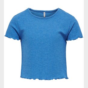 Kids Only T-shirt - KogNella - Rib - Noos - French Blue