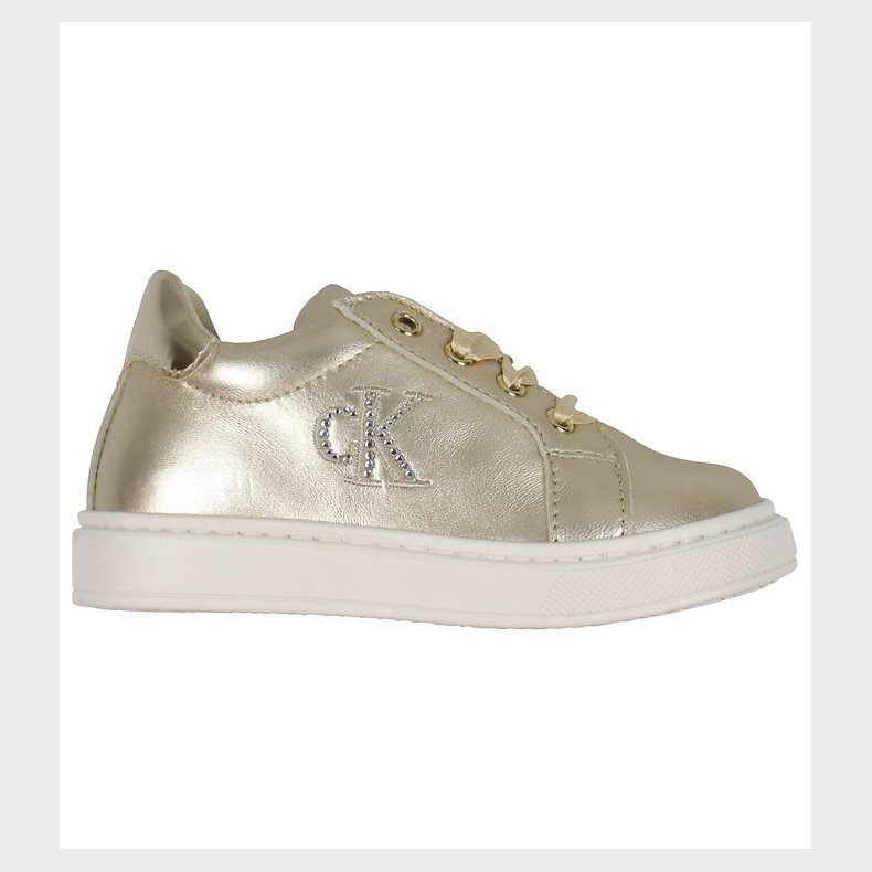 Calvin Klein Sko - Low Cut Lace-Up - Platinum