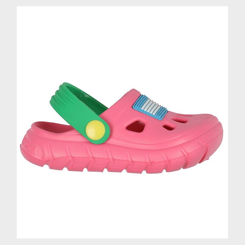 Tommy Hilfiger Sandaler - Comfy - Fuxia/Green