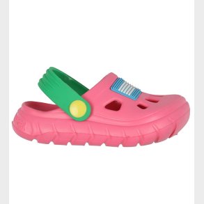 Tommy Hilfiger Sandaler - Comfy - Fuxia/Green