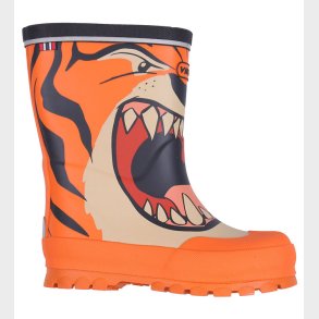 Viking Gummistvler - Jolly - Orange/Multi m. Tiger