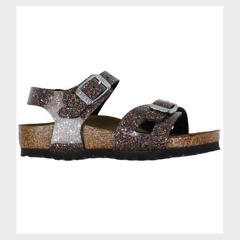Birkenstock Sandaler - Rio Plain - Cosmic Sparkle Black Multi