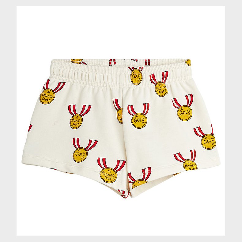 Mini Rodini Sweatshorts - Medals - Beige