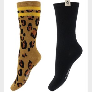 Mini Rodini Strmper - 2-pak - Basic Leopard - Multi