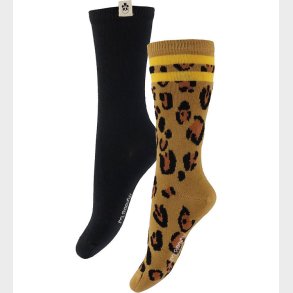 Mini Rodini Str�mper - 2-pak - Basic Leopard - Multi