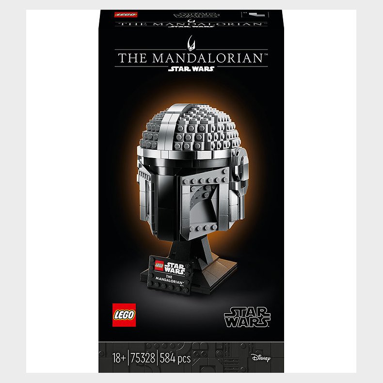 LEGO® Star Wars - Mandalorianerens Hjelm 75328 - 584 Dele