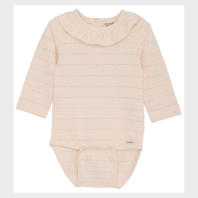 Minymo Body l/� - Jacquard - Pink Champagne