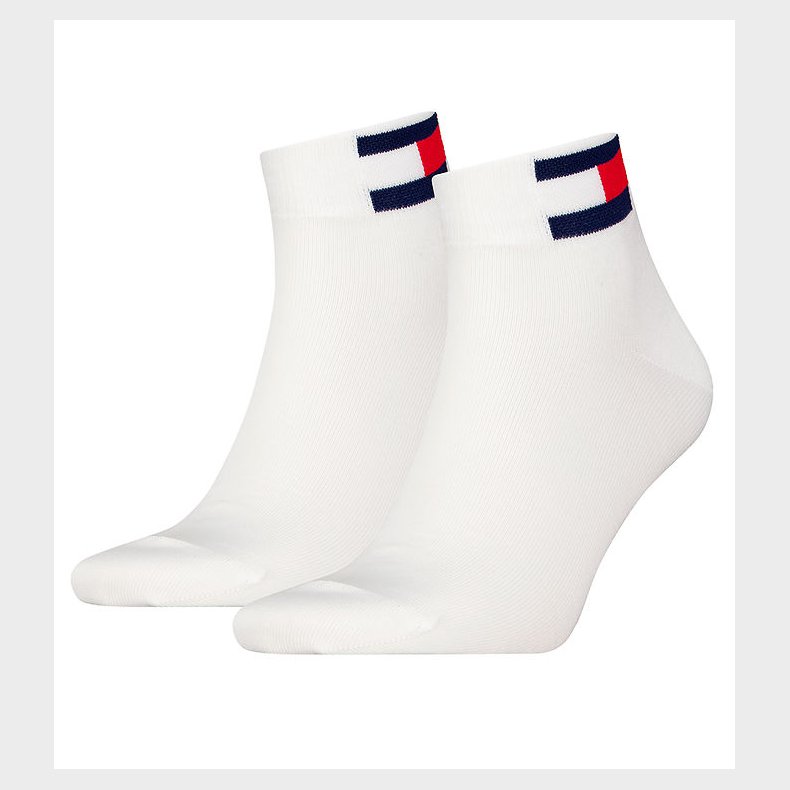 Tommy Hilfiger Strmper - 2-pak - Hvid