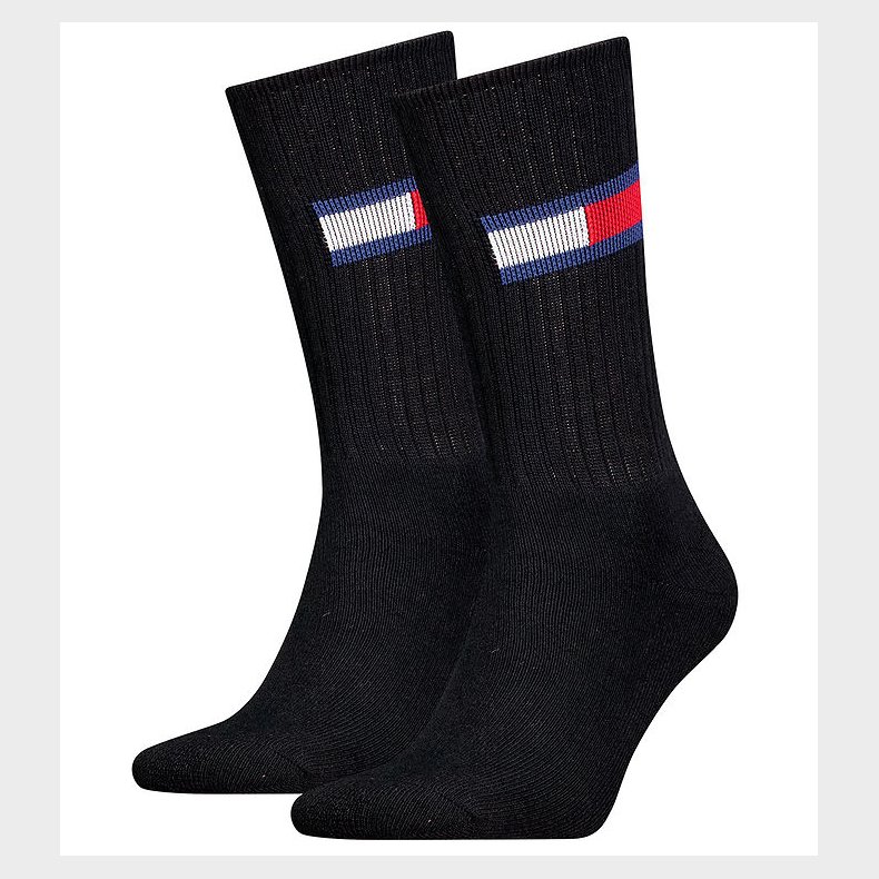 Tommy Hilfiger Strmper - 2-pak - Sort