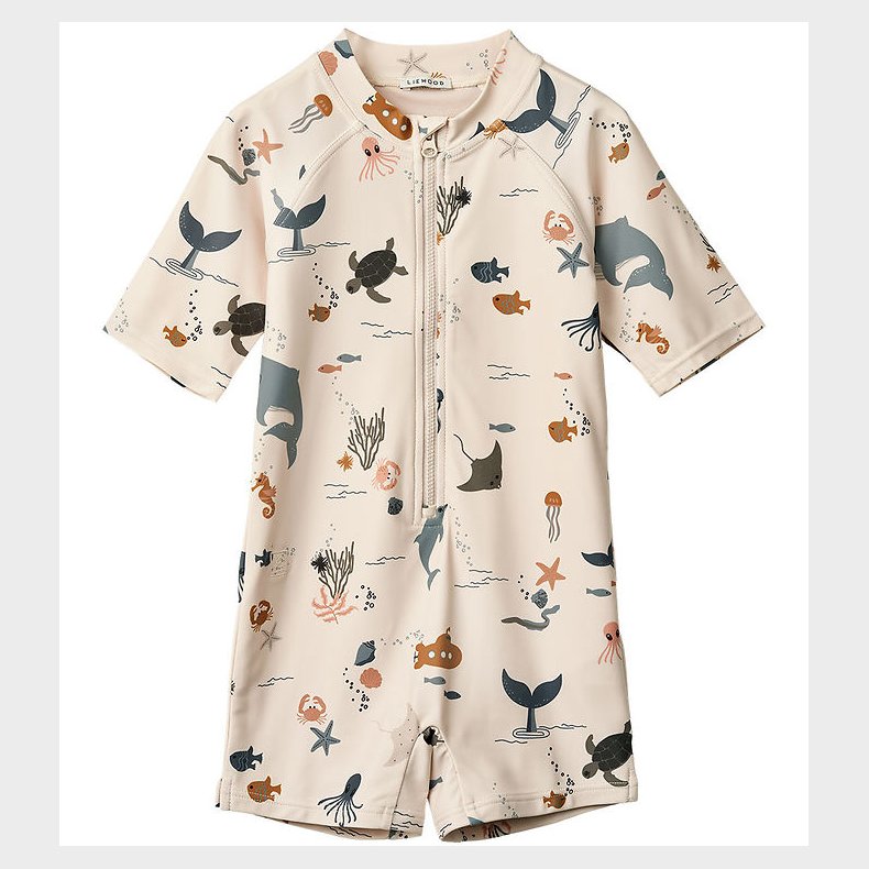 Liewood Badeheldragt - Max - UV40+ - Sea Creature/Sandy