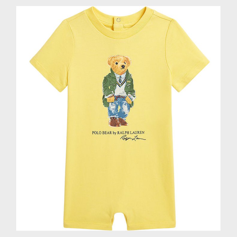 Polo Ralph Lauren Sommerdragt - Oasis Yellow m. Bamse