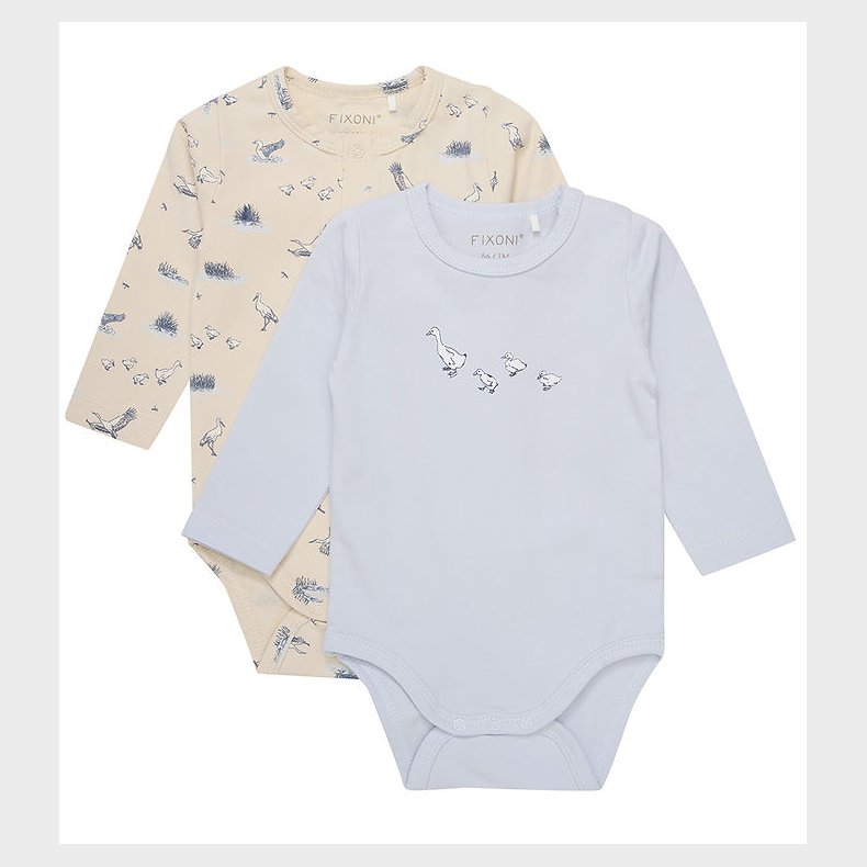 Fixoni Body l/ - 2-pak - Gray Dawn