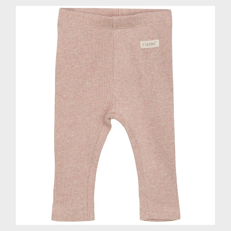 Fixoni Leggings - Rib - Silver Peony