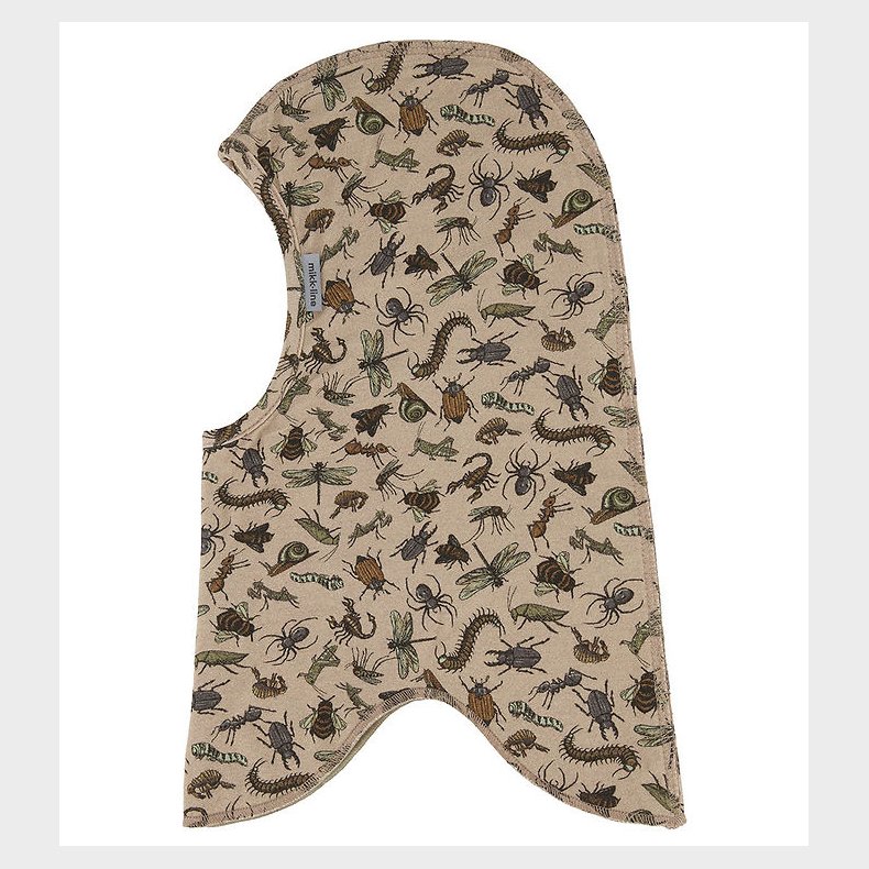 Mikk-Line Elefanthue - 1-lags - Doeskin m. Insekter