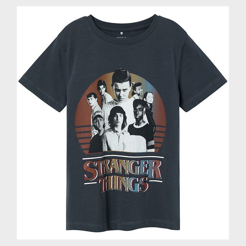 Name It T-shirt - NkmFritz Stranger Things - India Ink