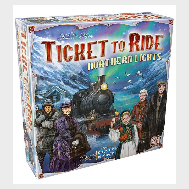 Ticket To Ride Brtspil - Northern Lights - Nordic