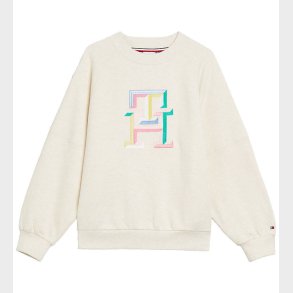 Tommy Hilfiger Sweatshirt - Multi Color Monogram - Calico Heathe